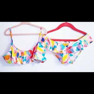 NWT Zara Girls Bikini 11/12 w/ Matching Shorts